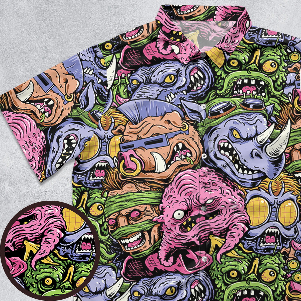 Short Sleeve Button Shirt - NLUXGNGX
