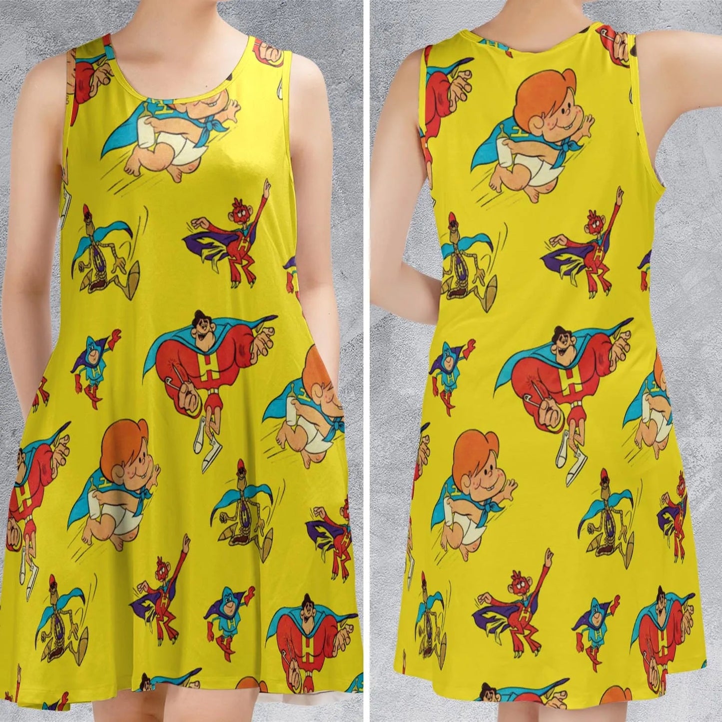 Casual Sleeveless Dress - 79Z6QKAE
