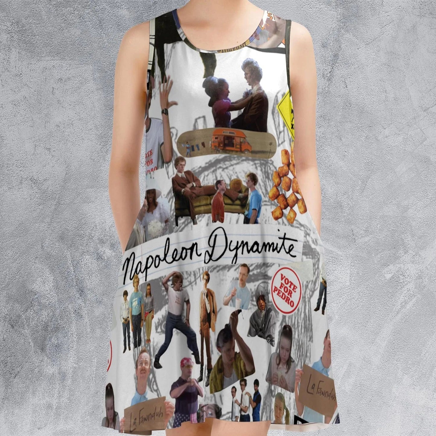Casual Sleeveless Dress - SAFMSGV8