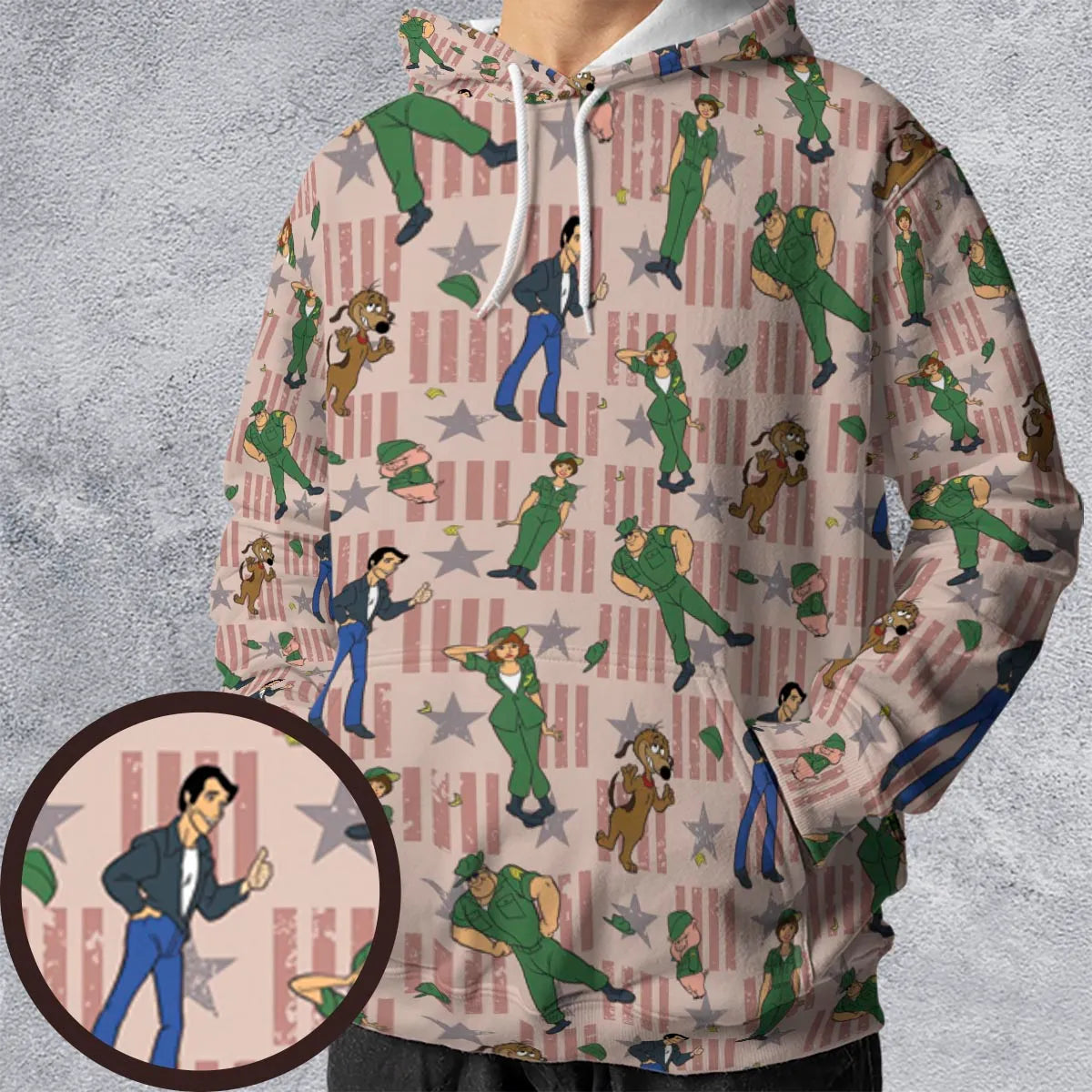 Full Print Hoodie - LL636ZYL