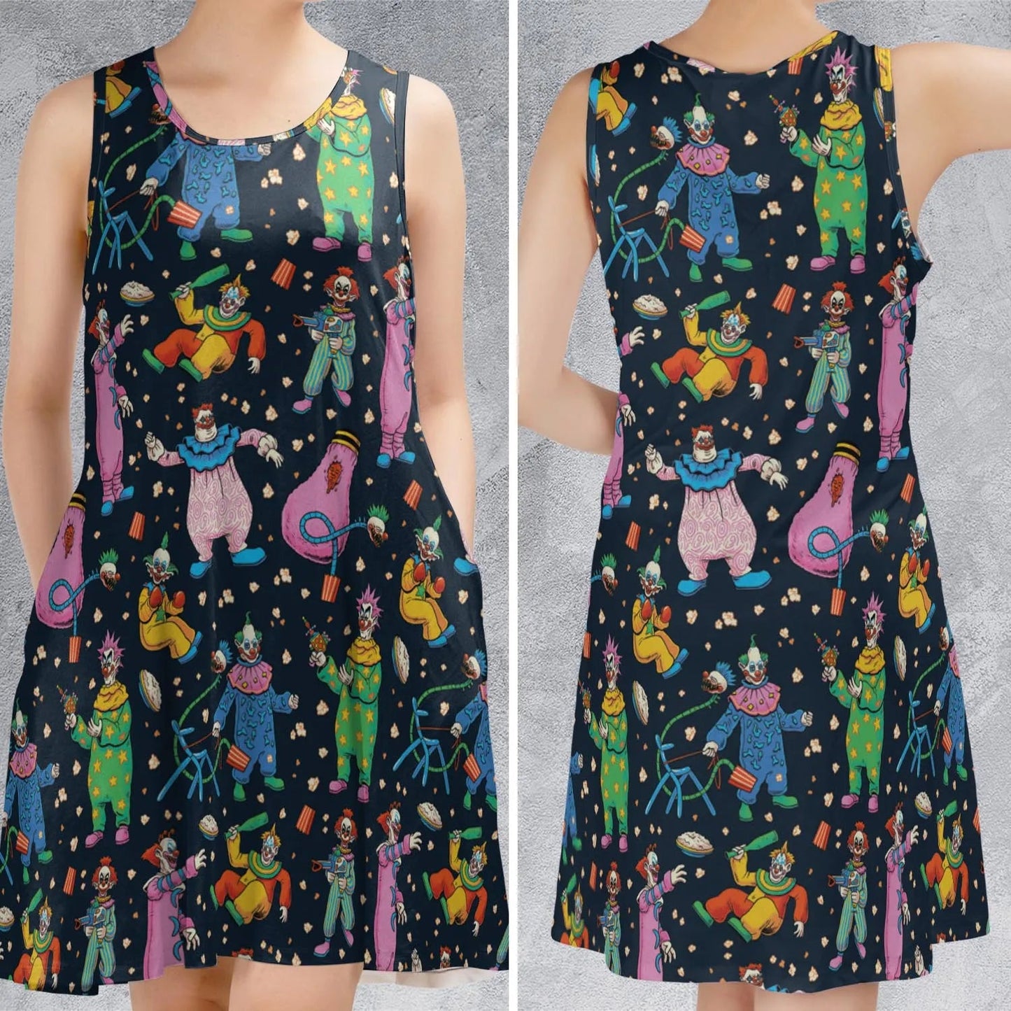 Casual Sleeveless Dress - P9V419TV