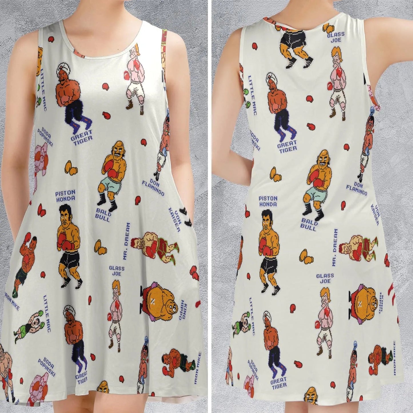 Casual Sleeveless Dress - FAC5J42W
