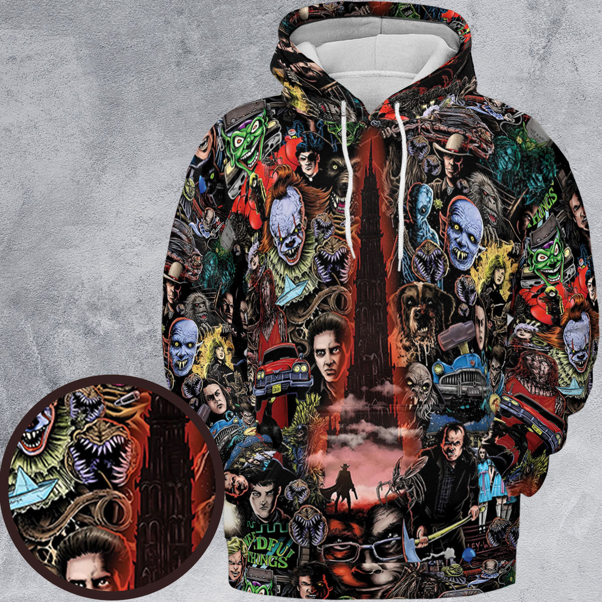 Full Print Hoodie - 7LES4LU3