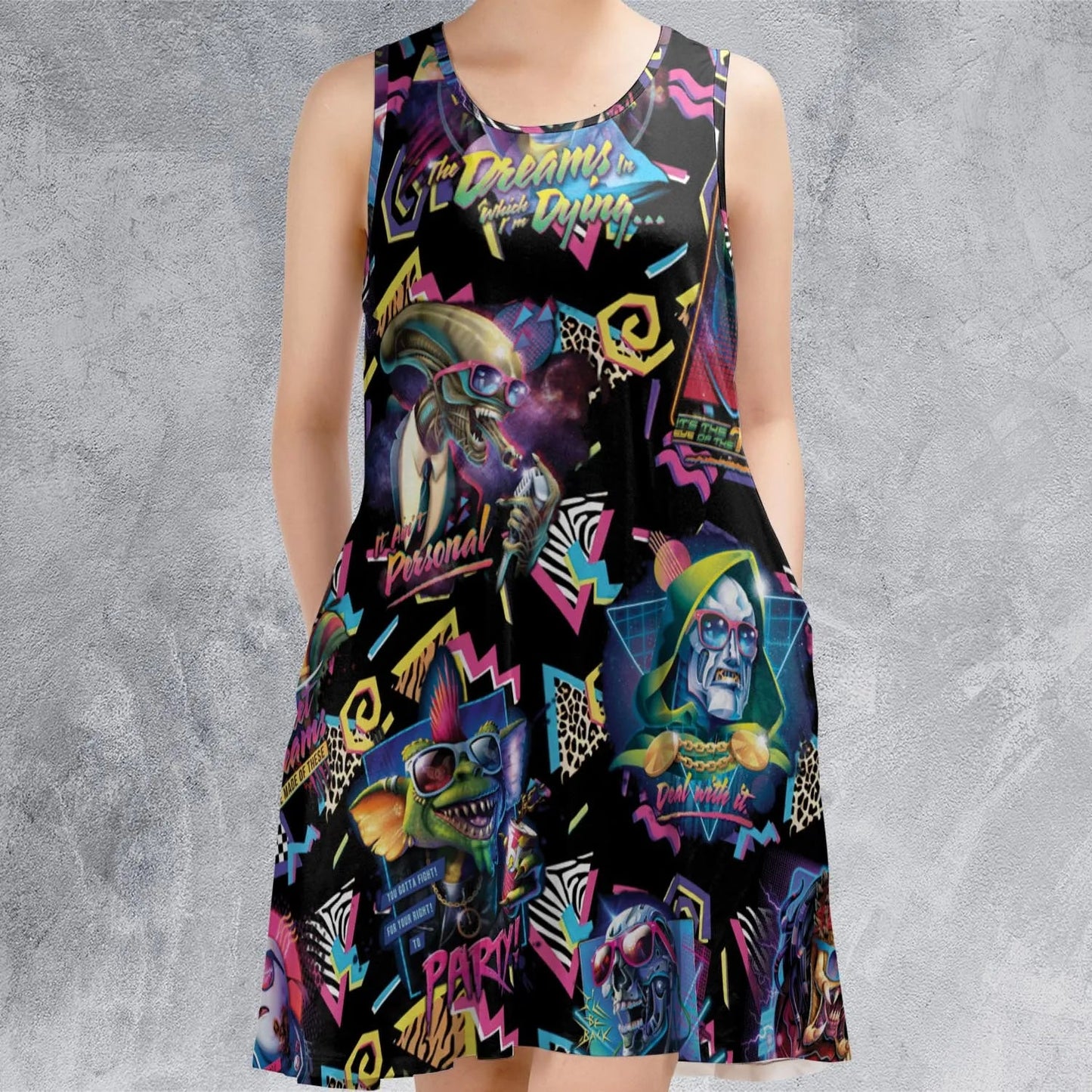 Casual Sleeveless Dress - AMD9CE8W