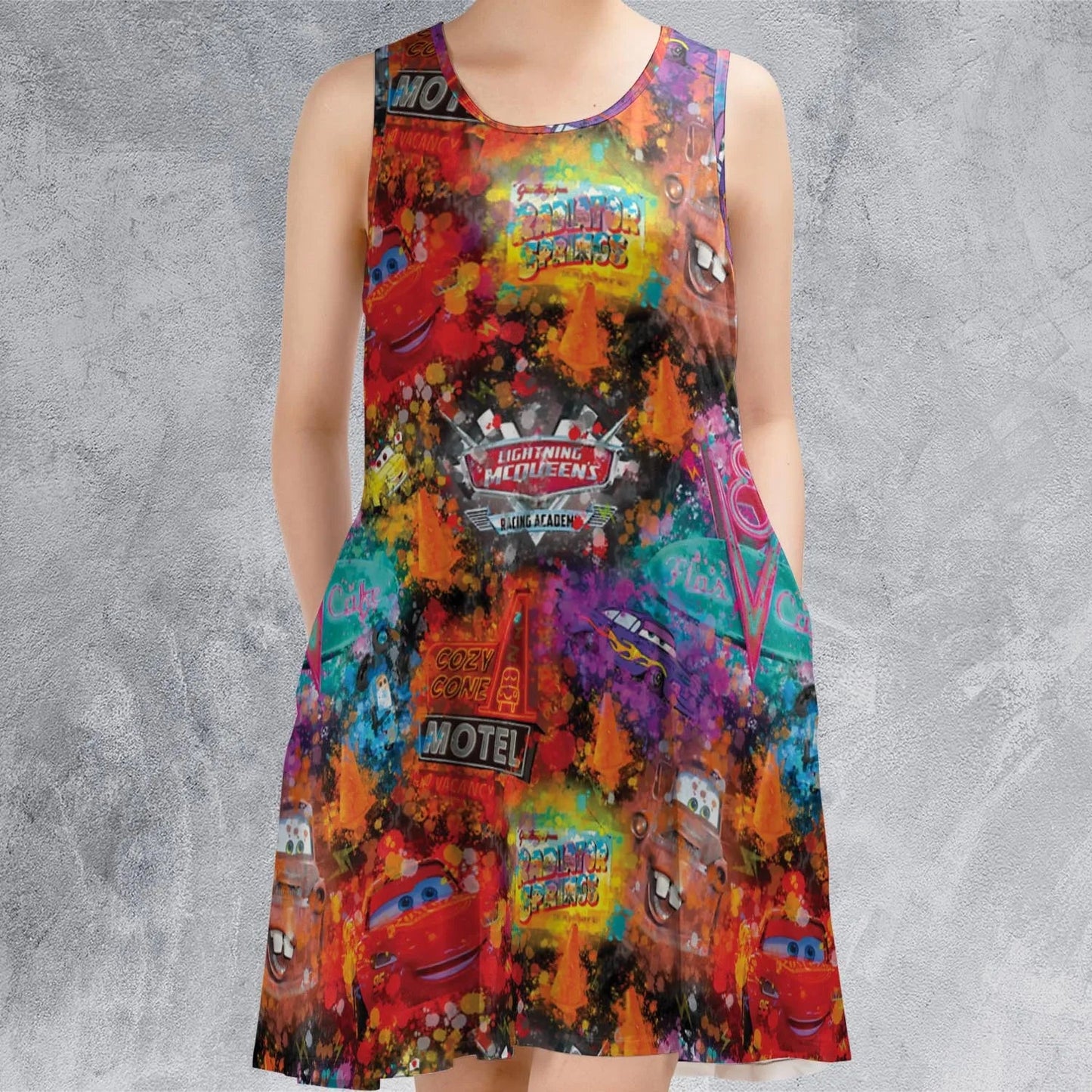 Casual Sleeveless Dress - EGWP53F7