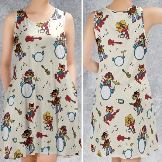 Casual Sleeveless Dress - 48YWQGAM