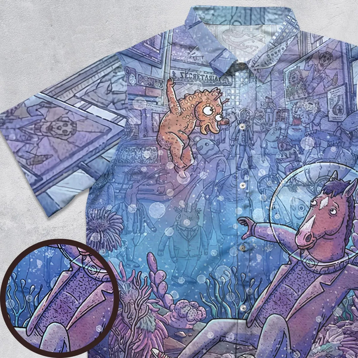 Short Sleeve Button Shirt - WSNANV4C