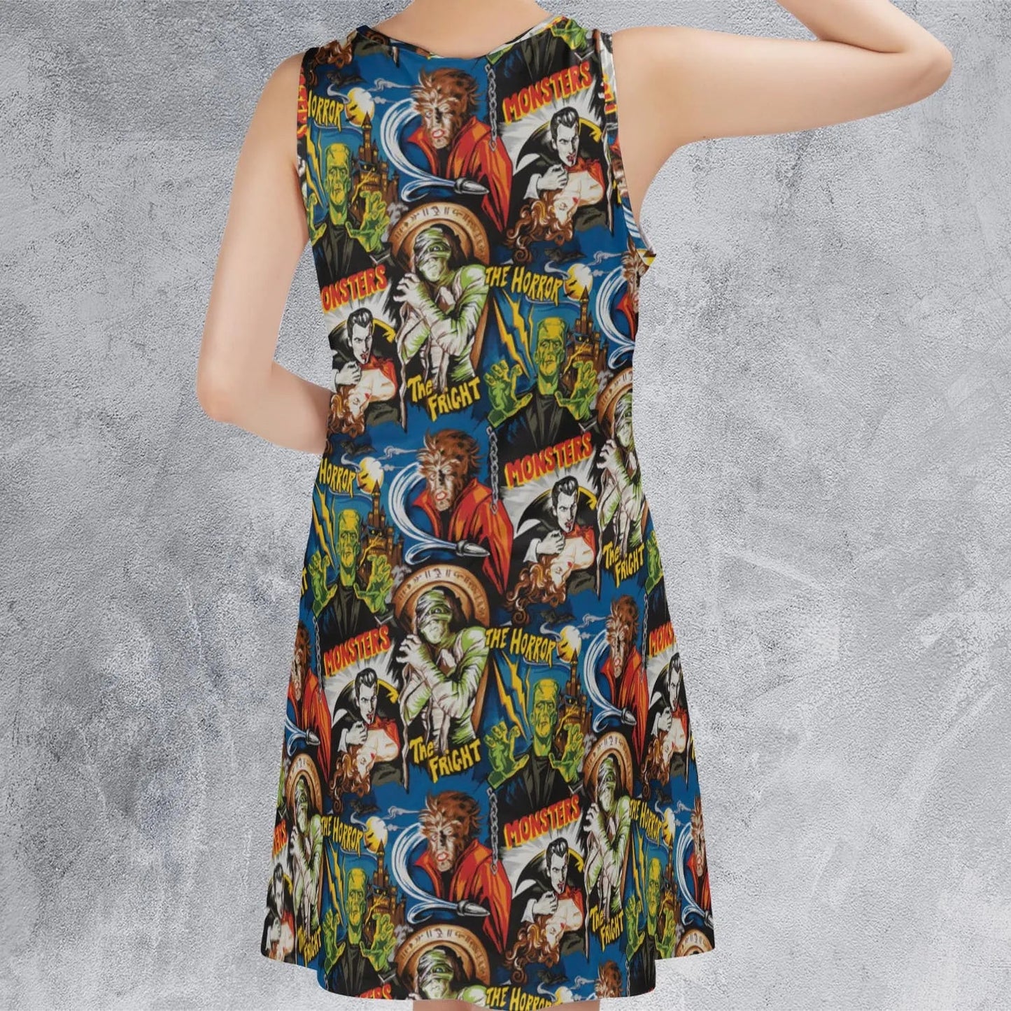 Casual Sleeveless Dress - 856TPVWK