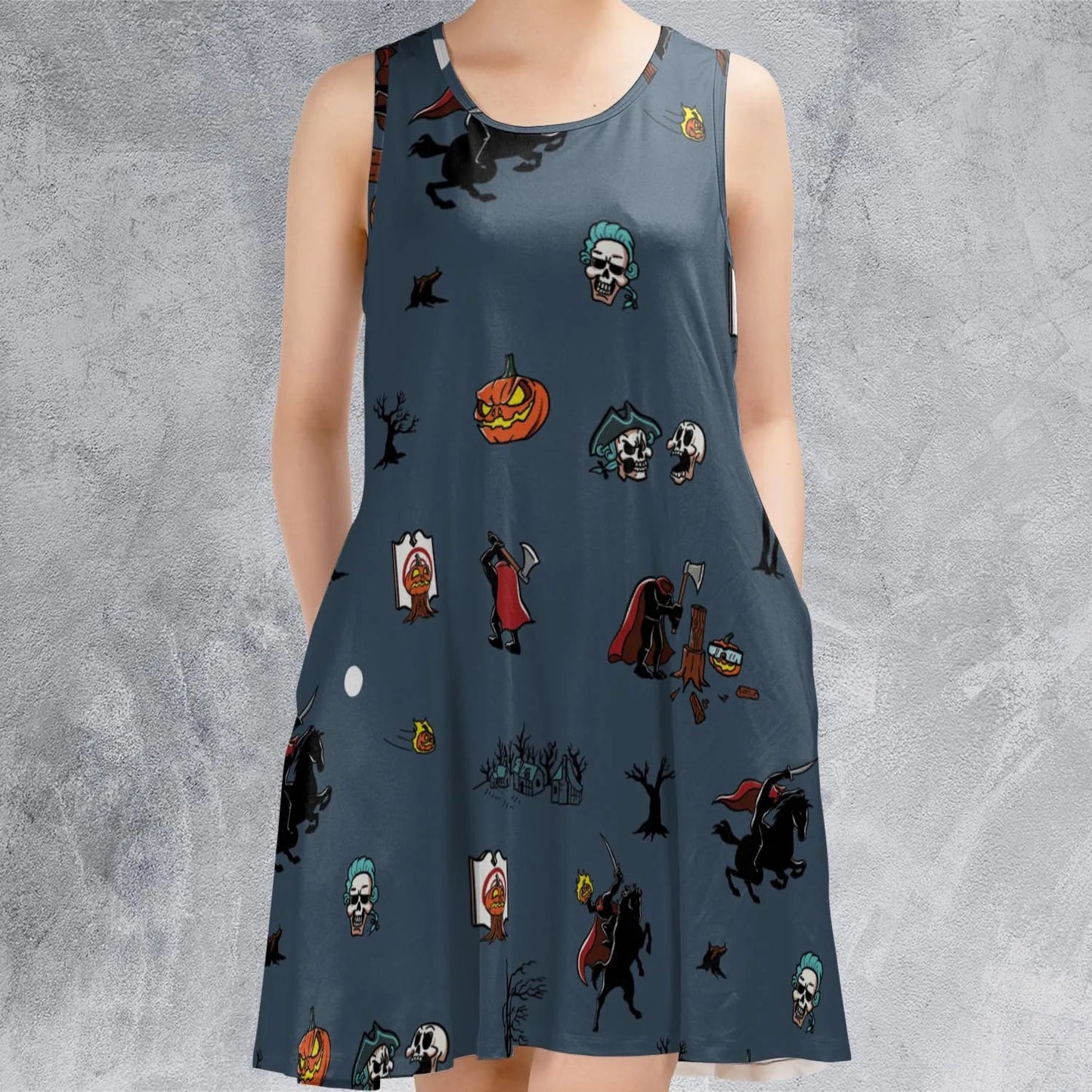 Casual Sleeveless Dress - D5MRDQPM