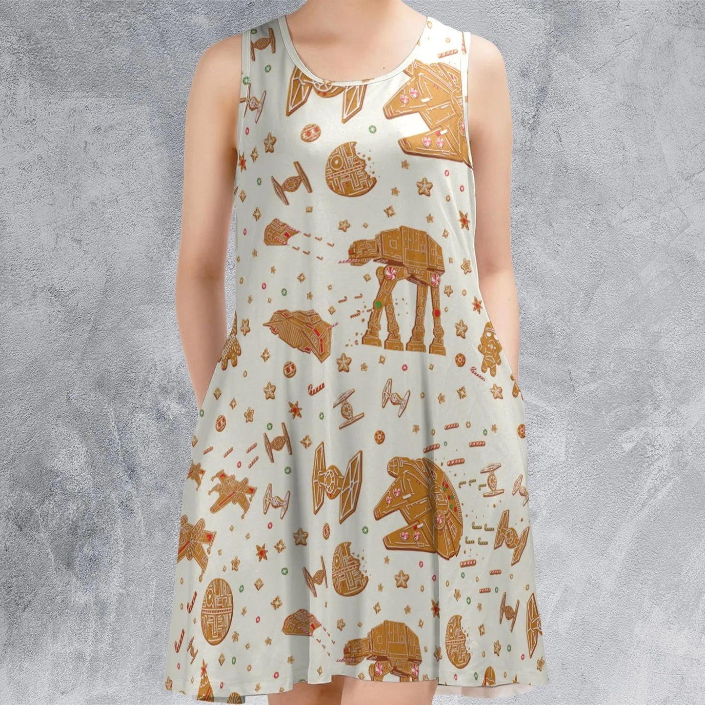 Casual Sleeveless Dress - AAV4WPYQ