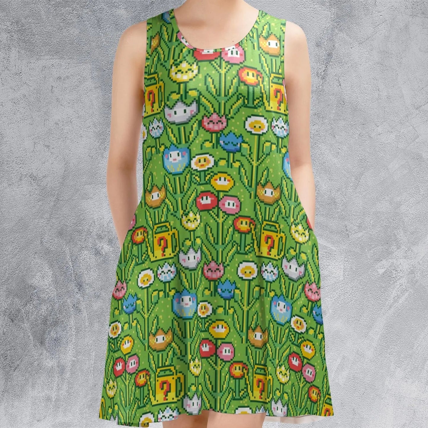 Casual Sleeveless Dress - PCXCR4DN