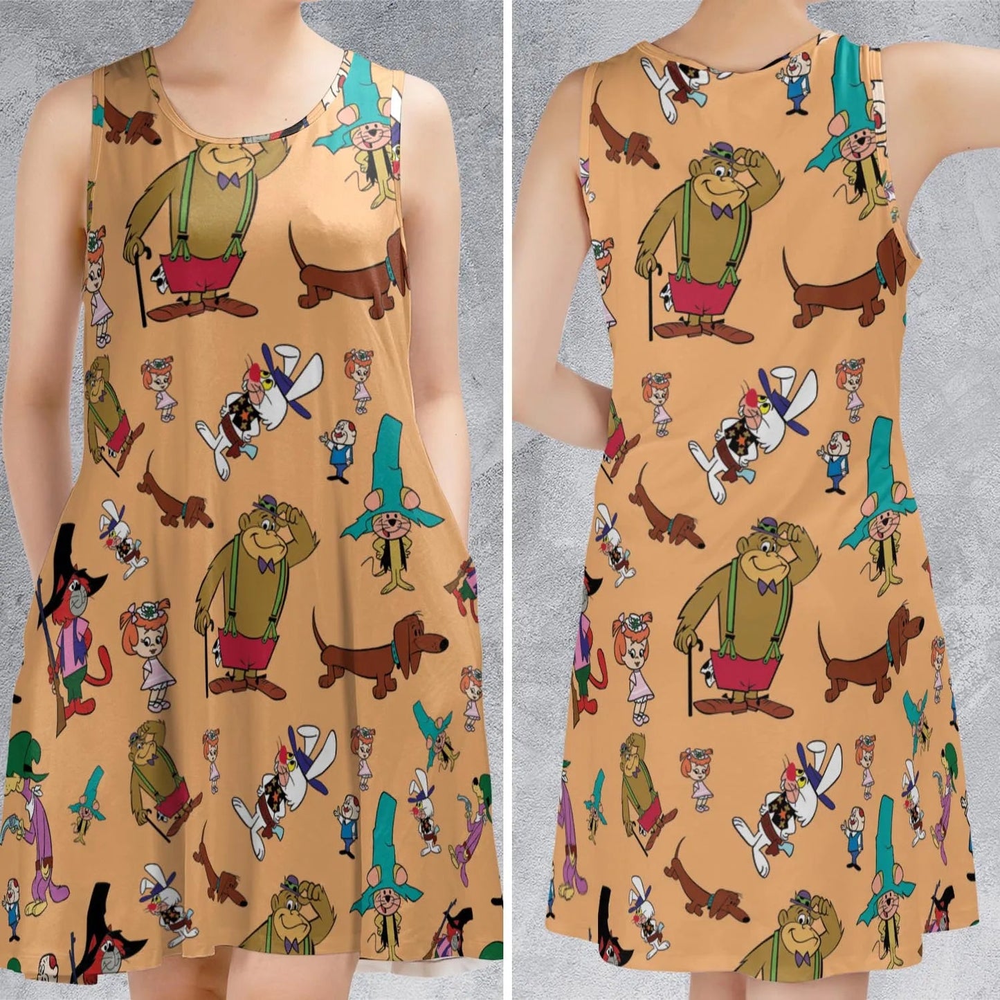 Casual Sleeveless Dress - DLJ5QMJH