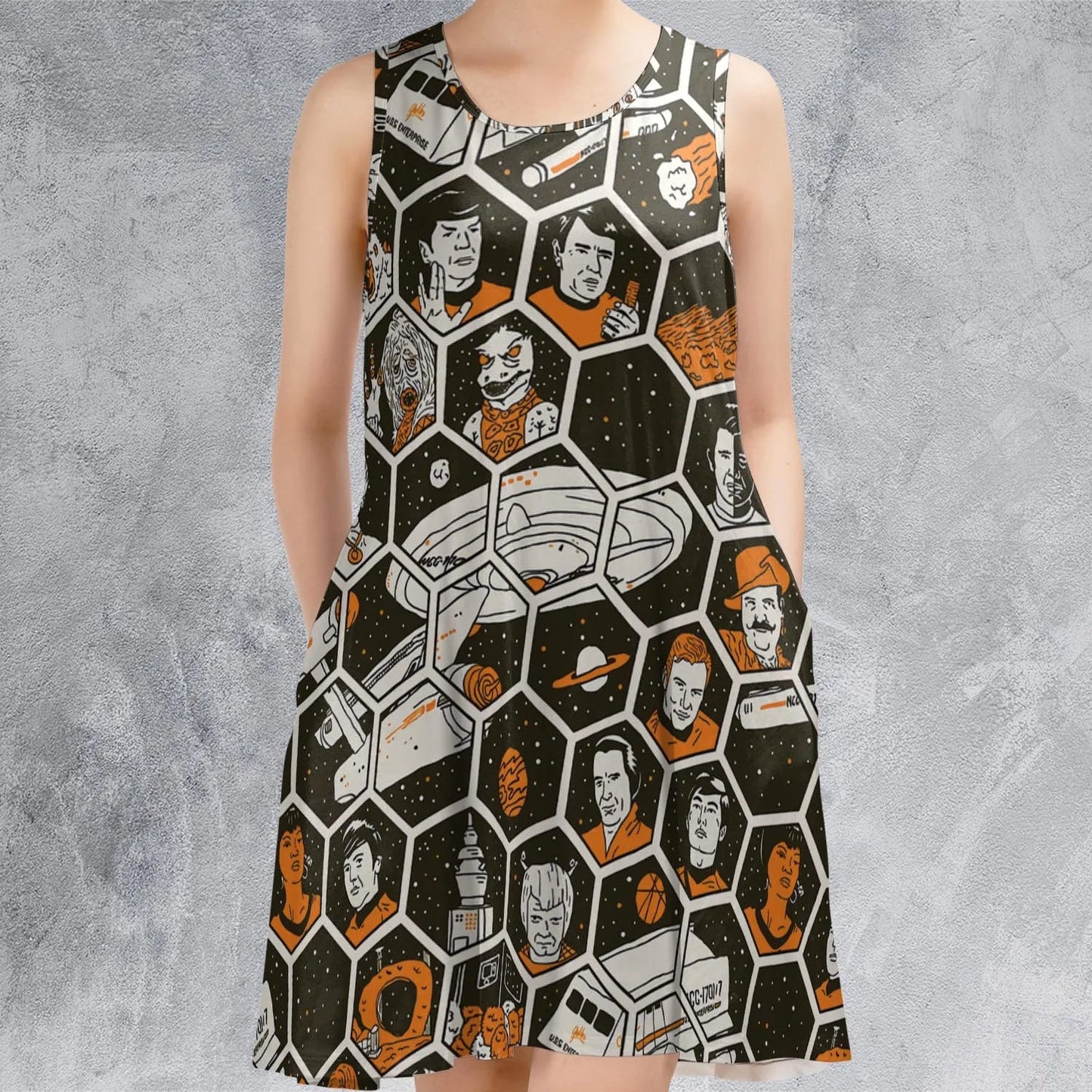 Casual Sleeveless Dress - N9VKQU94