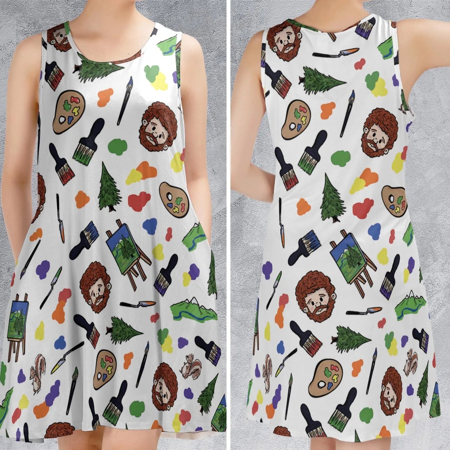 Casual Sleeveless Dress - JWXMP5HP