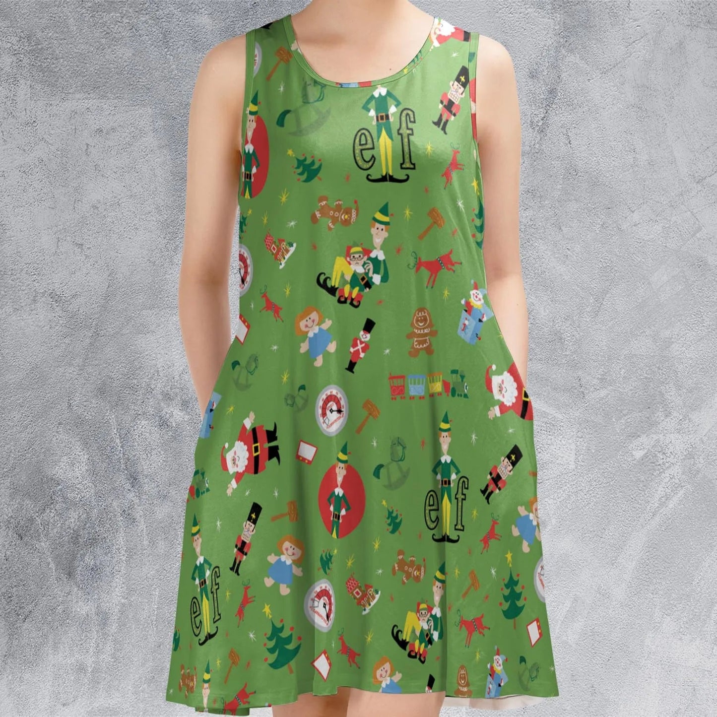 Casual Sleeveless Dress - T6779ZDZ