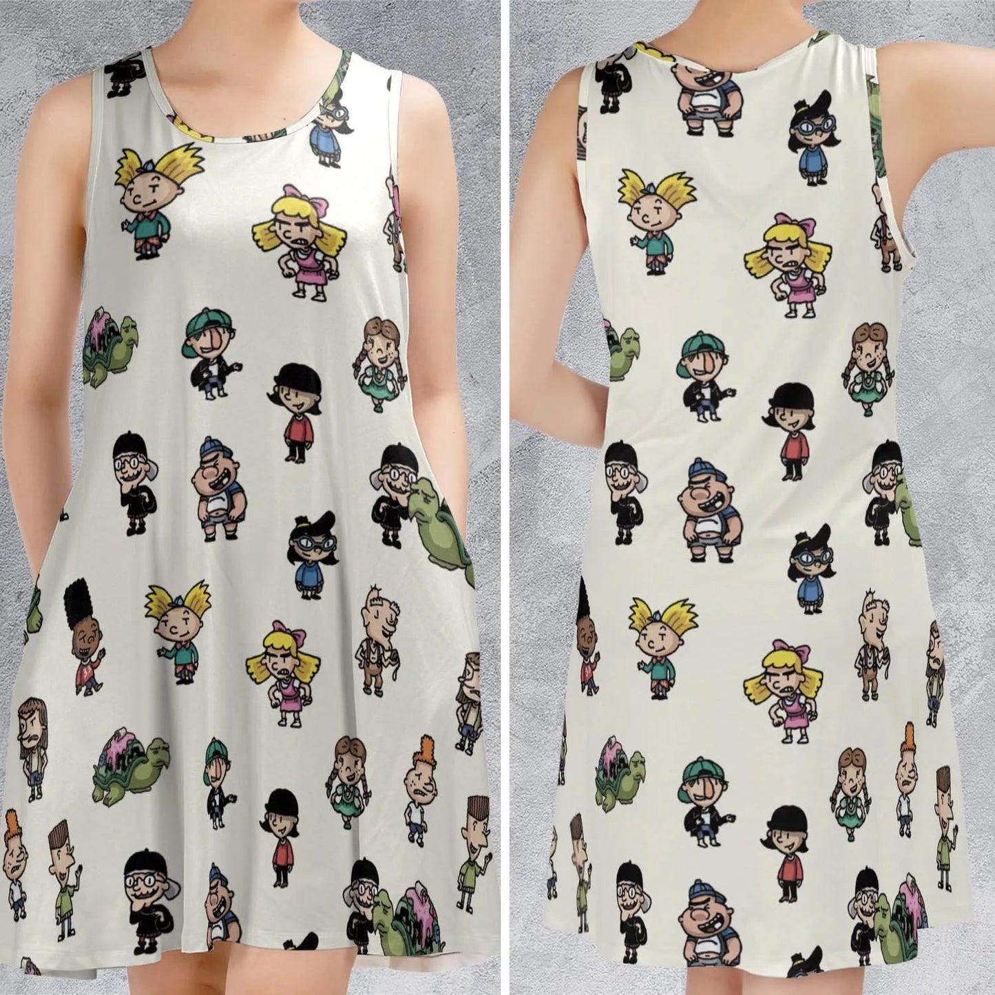 Casual Sleeveless Dress - RYDMMNLY