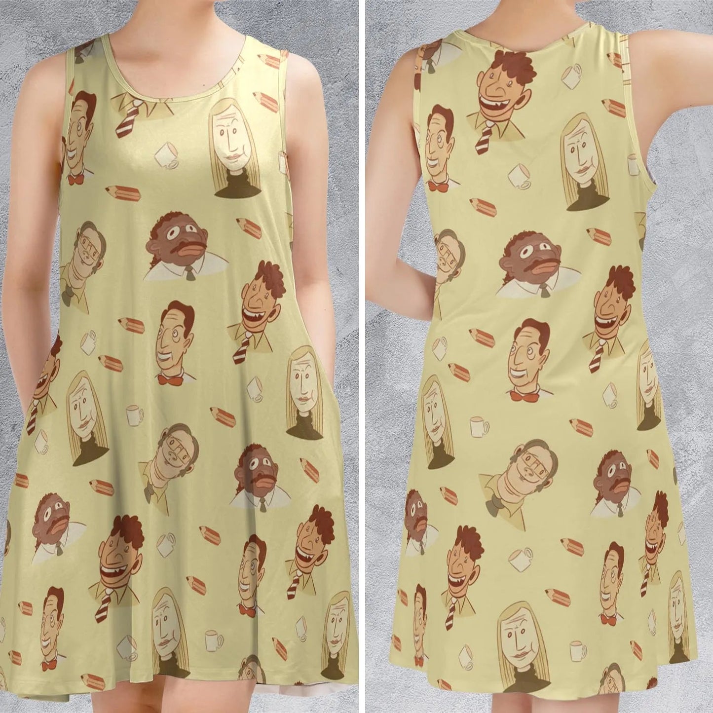 Casual Sleeveless Dress - DQNRG1VG