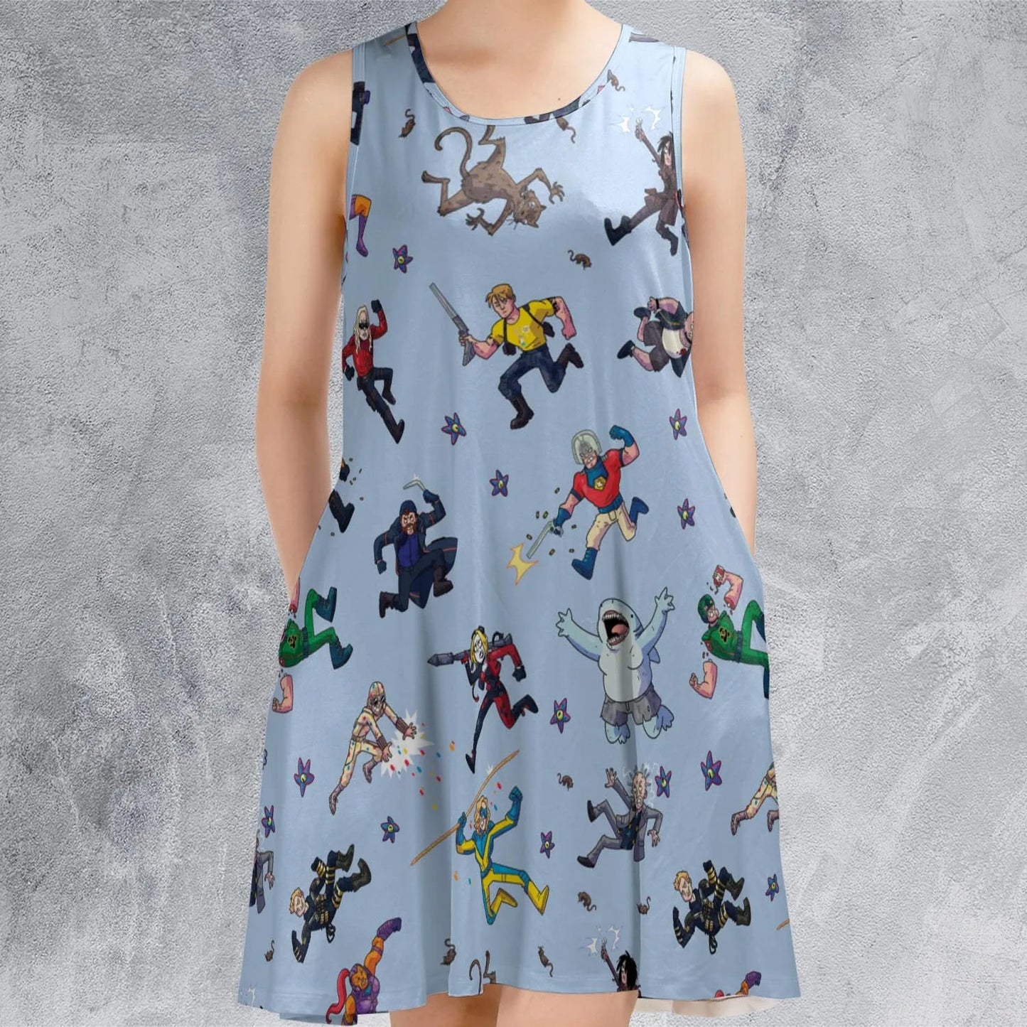 Casual Sleeveless Dress - Q13PLCJM