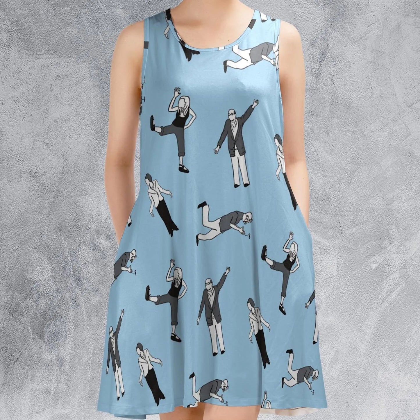Casual Sleeveless Dress - 62VD35VA