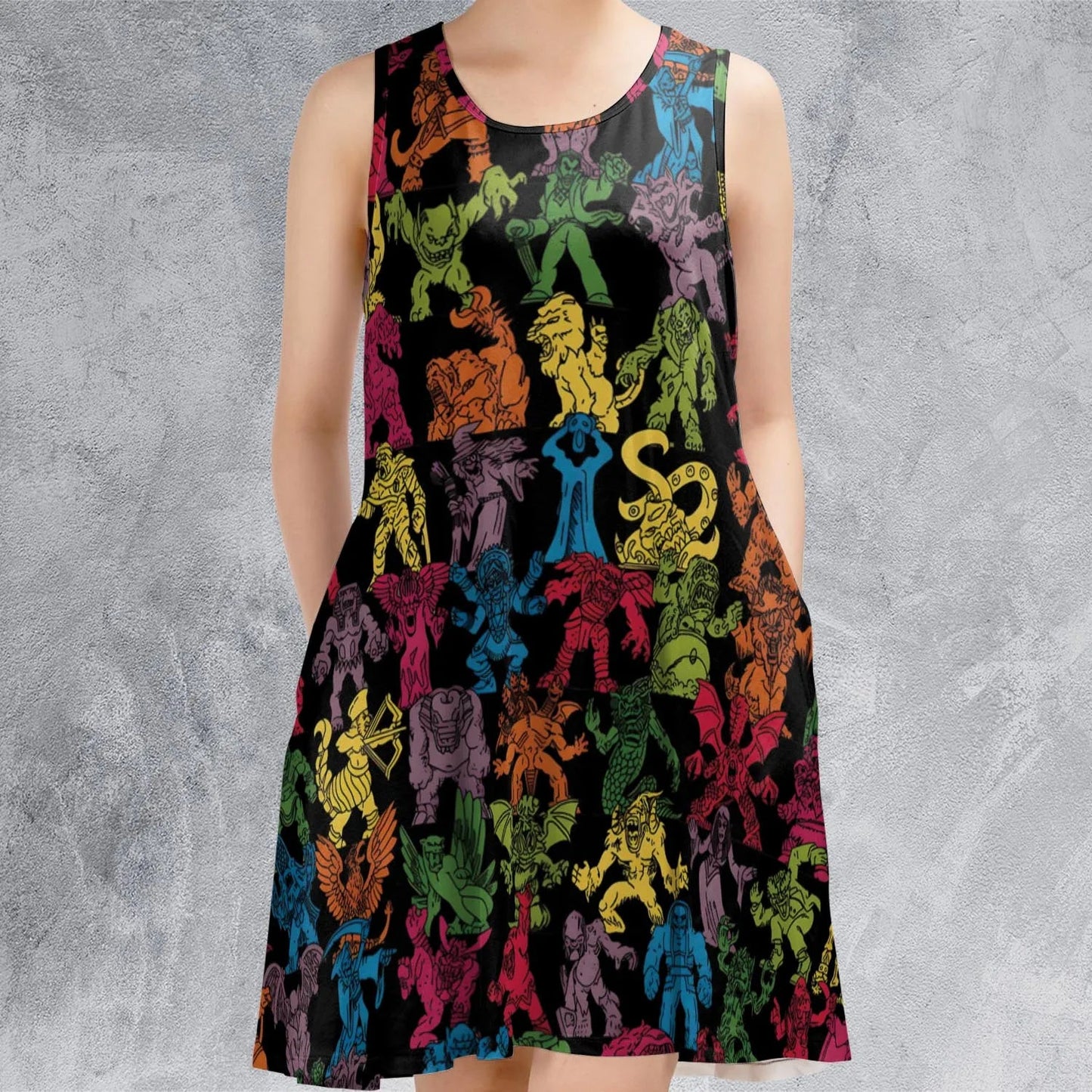 Casual Sleeveless Dress - VA52VF8L
