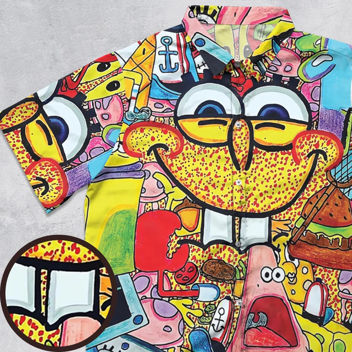 Short Sleeve Button Shirt - KHKVLUXD