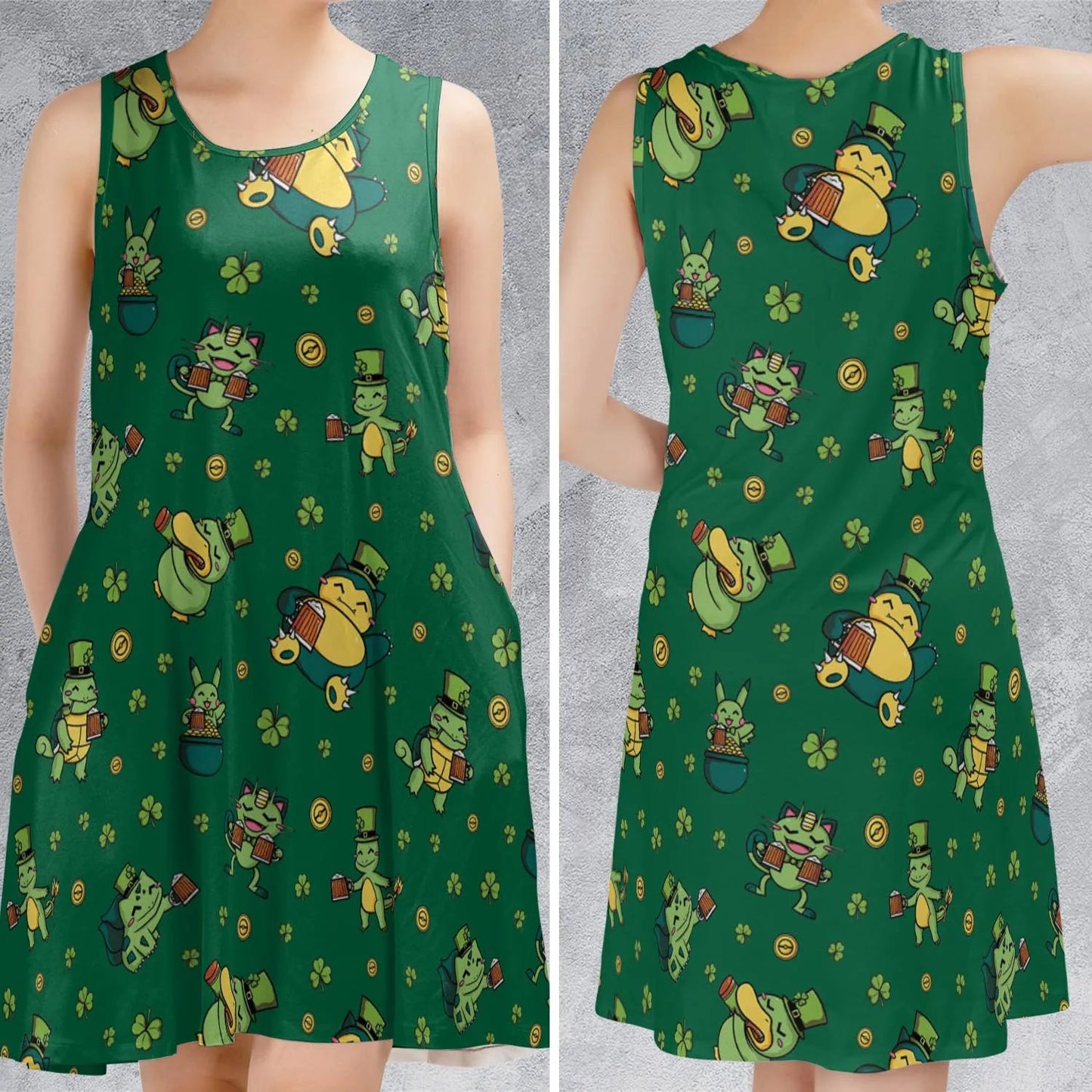 Casual Sleeveless Dress - KWY19G18
