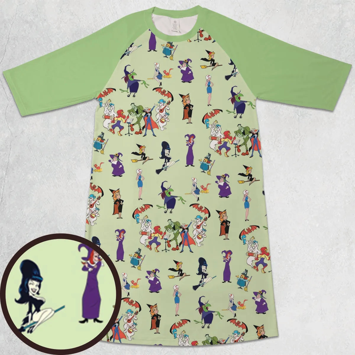 3/4 Sleeve Raglan Dress - ZXMBD5BM