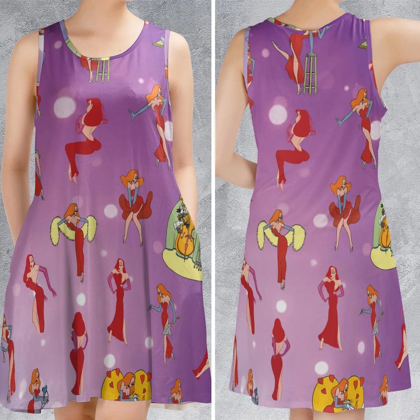 Casual Sleeveless Dress - JFGW5P51