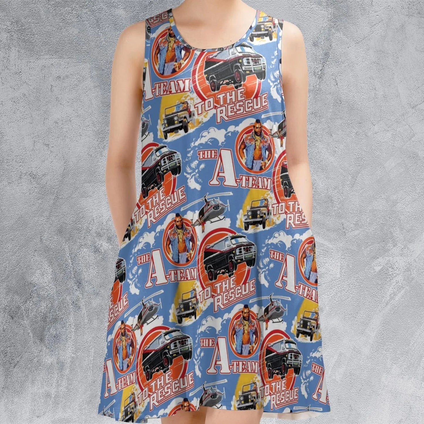 Casual Sleeveless Dress - LTYET46E