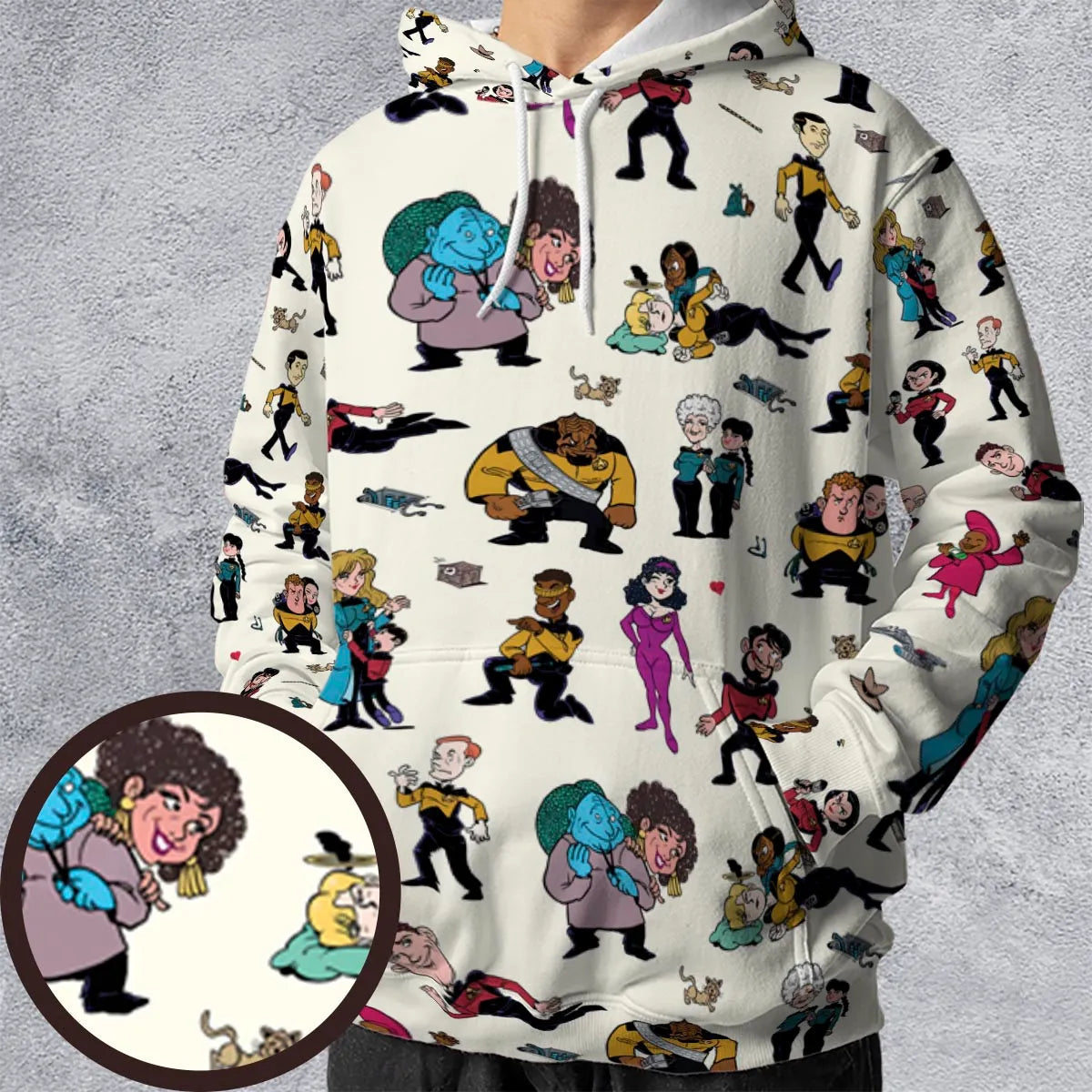 Full Print Hoodie - 3LWHJAHL