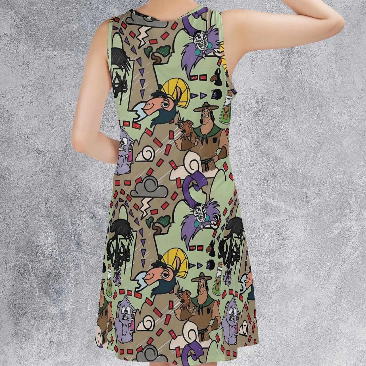 Casual Sleeveless Dress - ZFLVNNXE