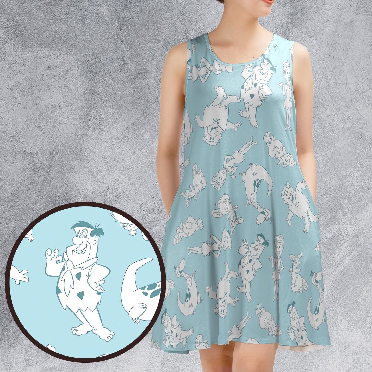 Casual Sleeveless Dress - L7B1XSGF