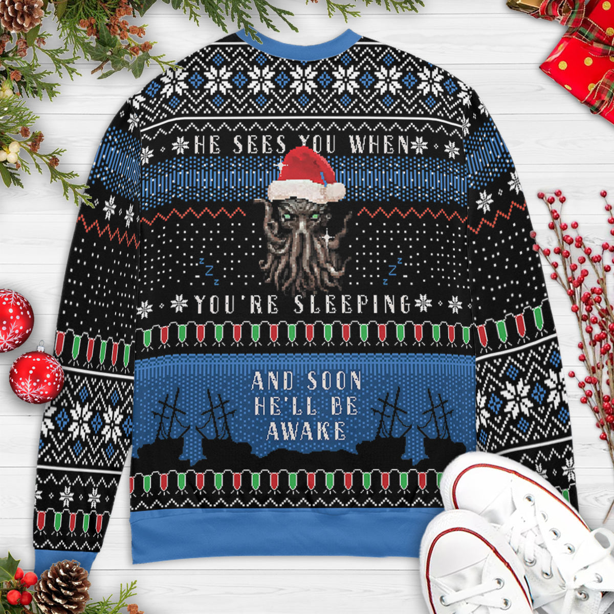 Ugly Christmas Sweatshirt - UGG4P7GV