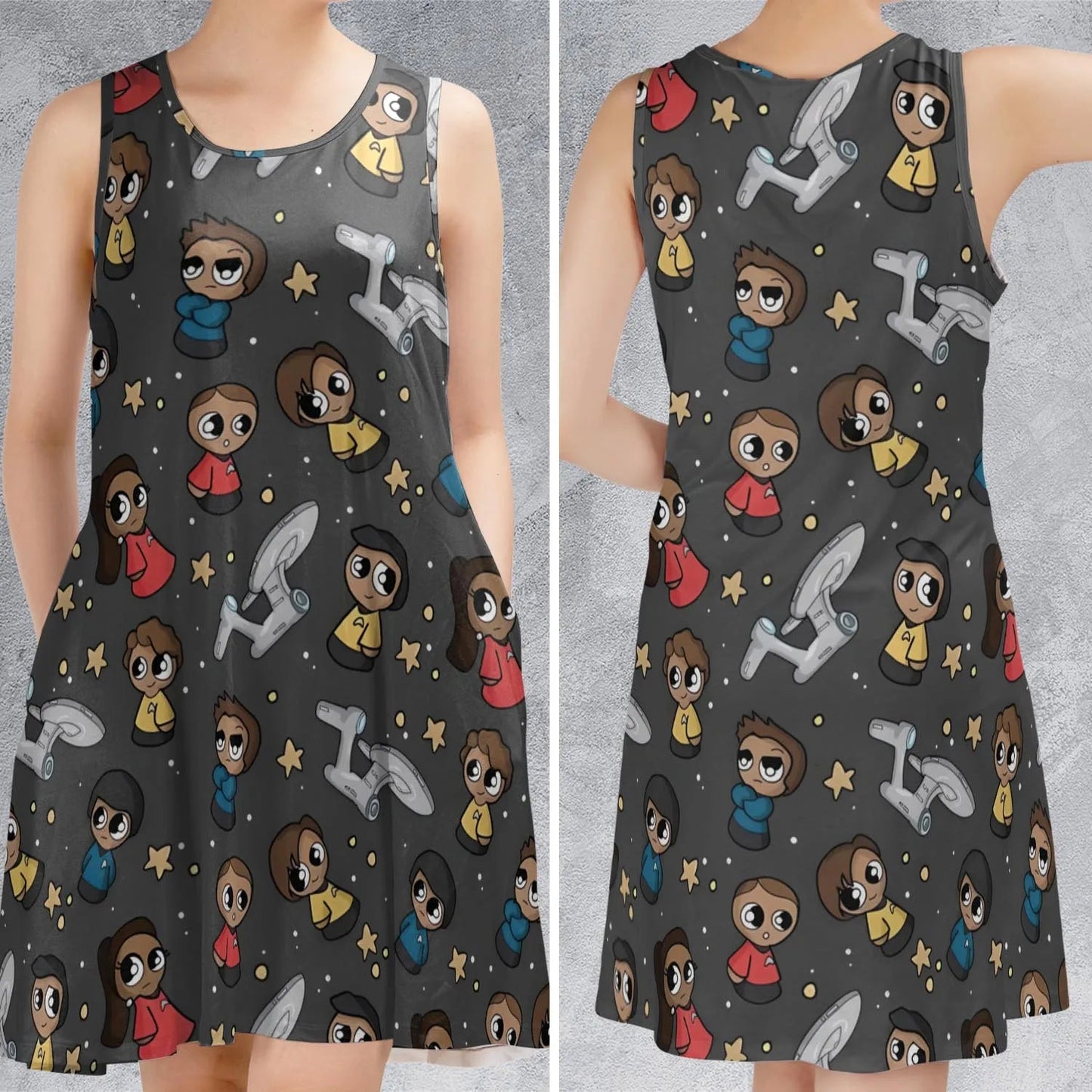 Casual Sleeveless Dress - RXLUUUC9
