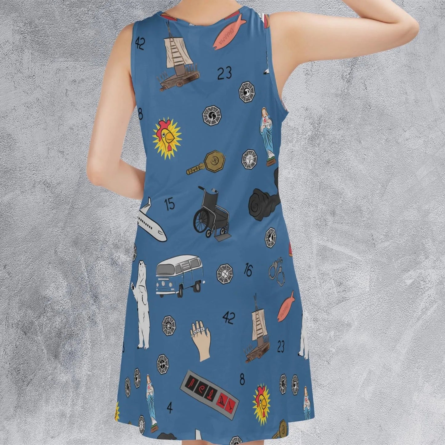 Casual Sleeveless Dress - 1JJW4611