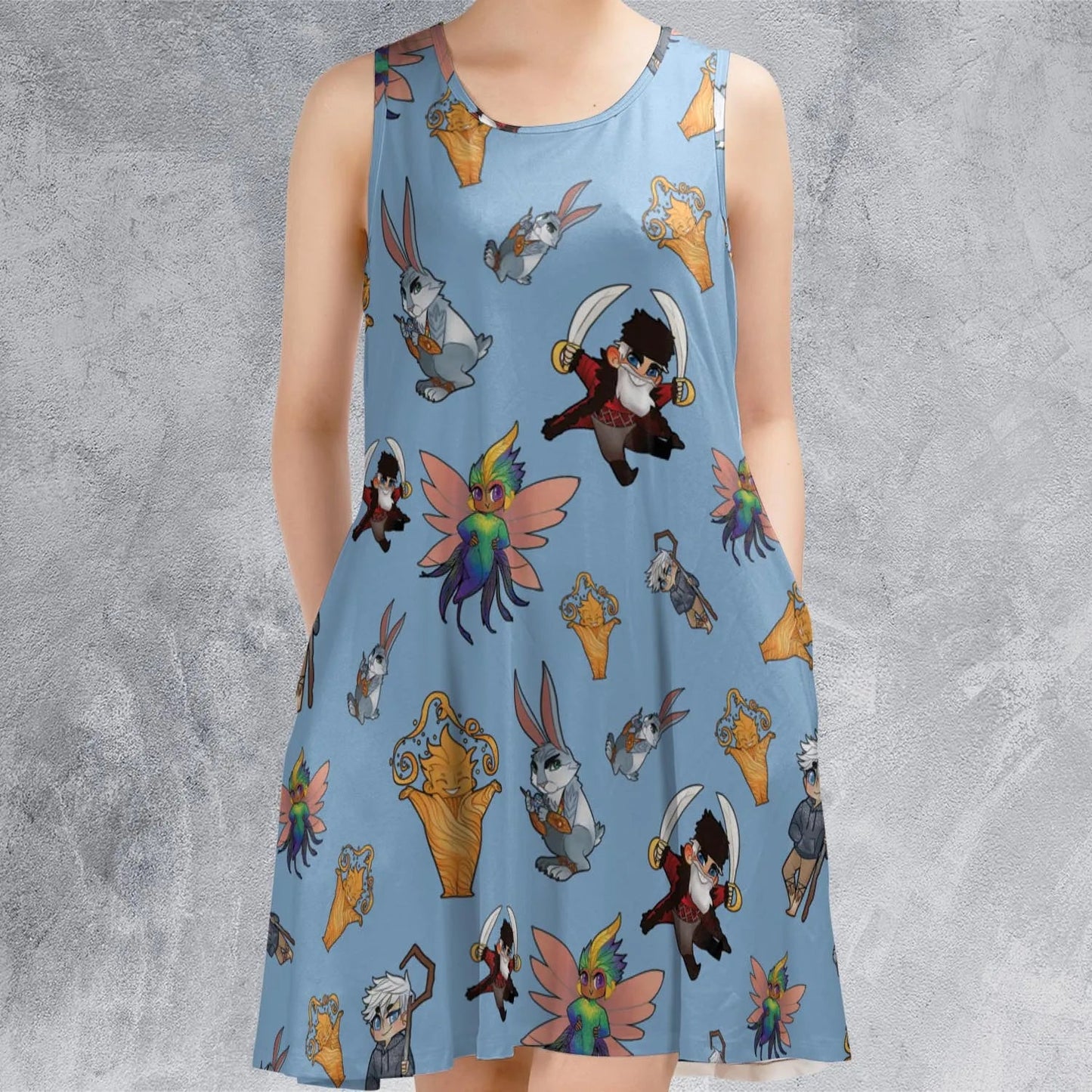 Casual Sleeveless Dress - VNSUYUQ8