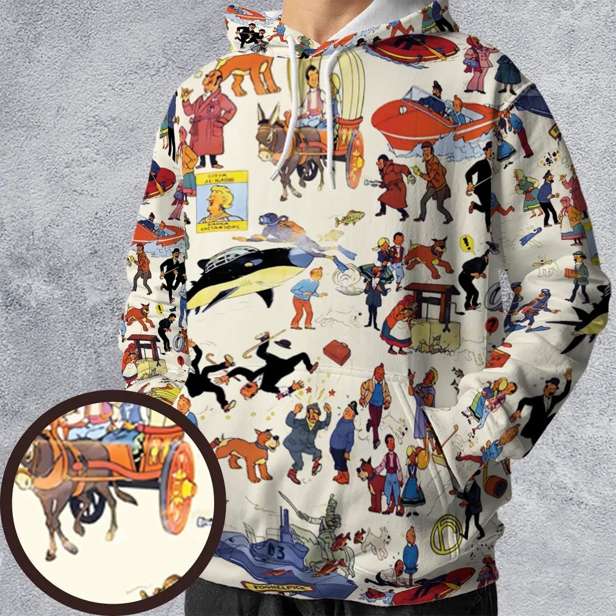 Full Print Hoodie - H8DHY9A3