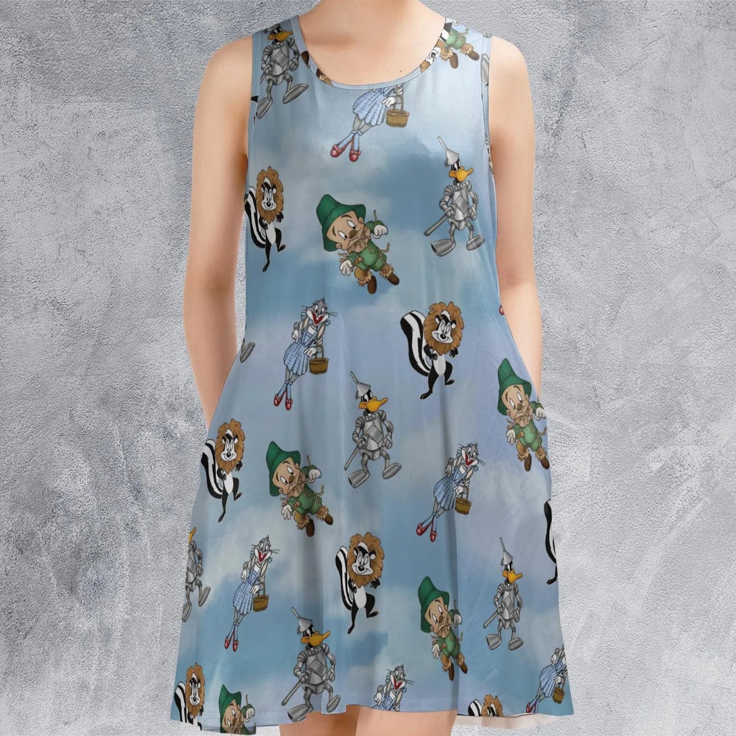 Casual Sleeveless Dress - R5353DHP