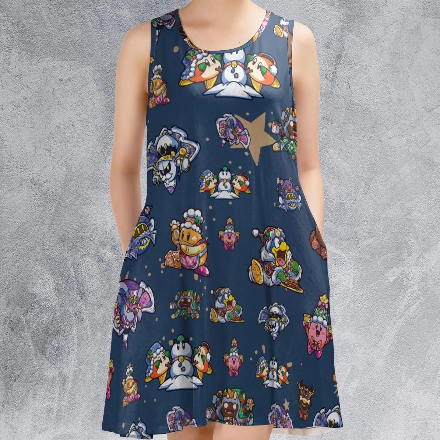 Casual Sleeveless Dress - U9KSML12