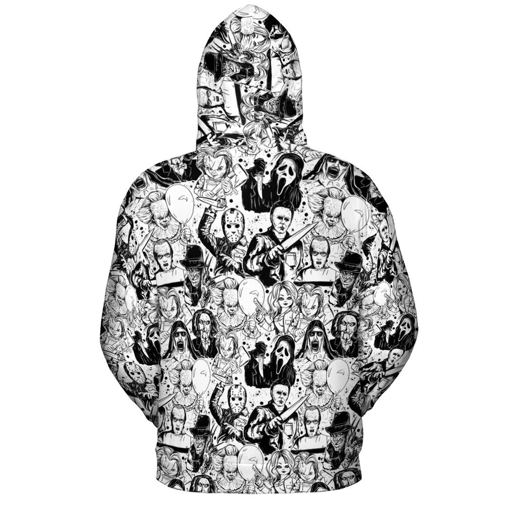 All-over Print Hoodie - EBBD3UZZ -  - 4
