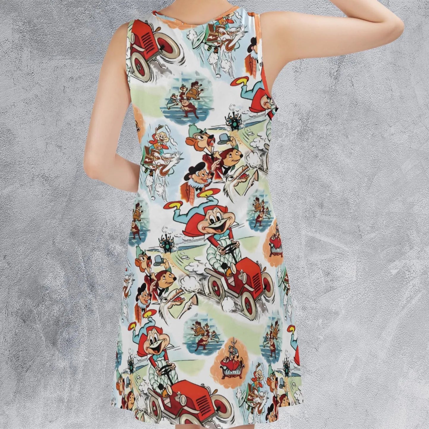 Casual Sleeveless Dress - G42T67MV