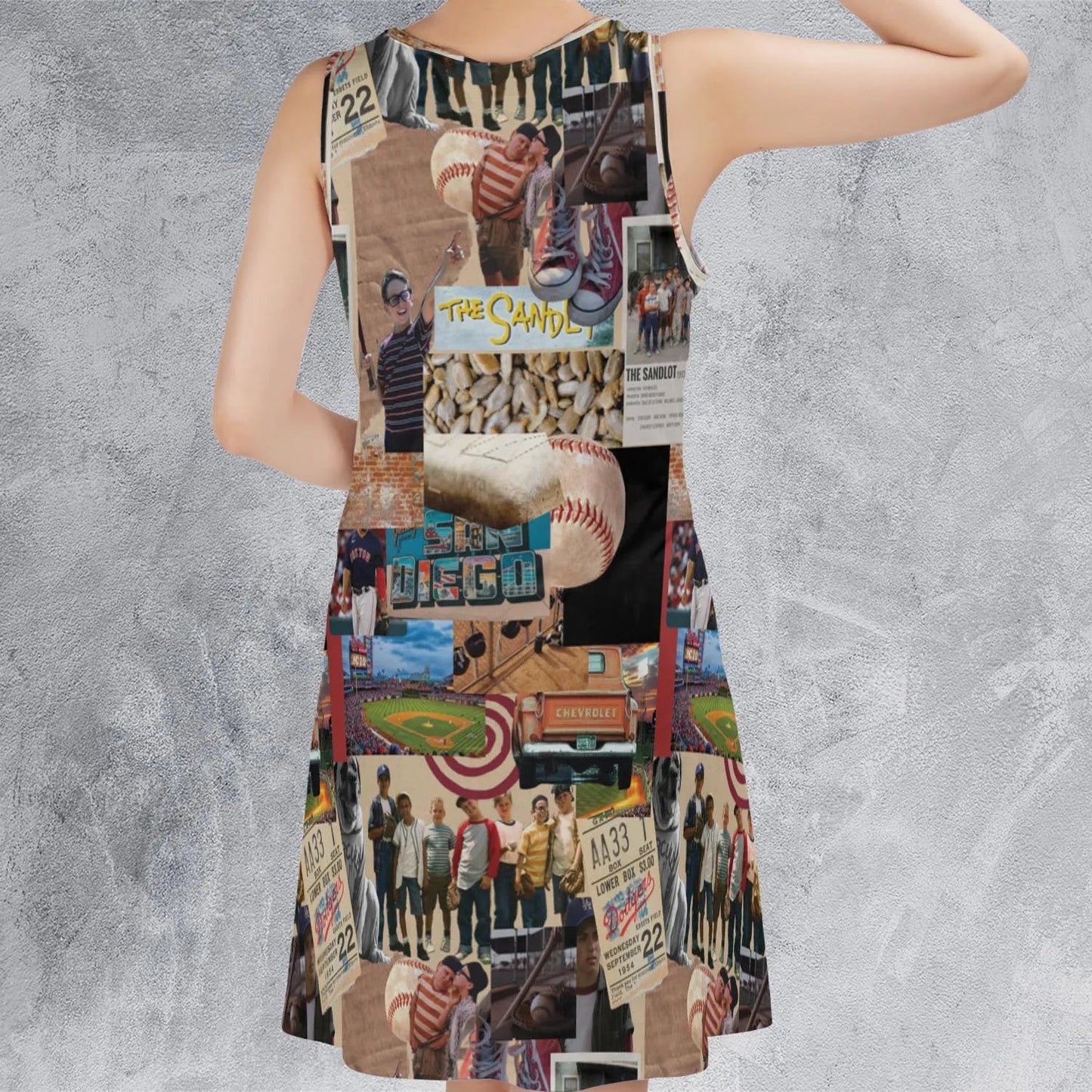 Casual Sleeveless Dress - KMC9WJUP