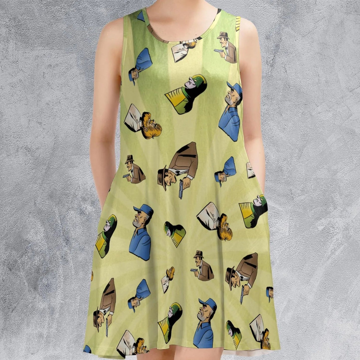 Casual Sleeveless Dress - G99B6XM6