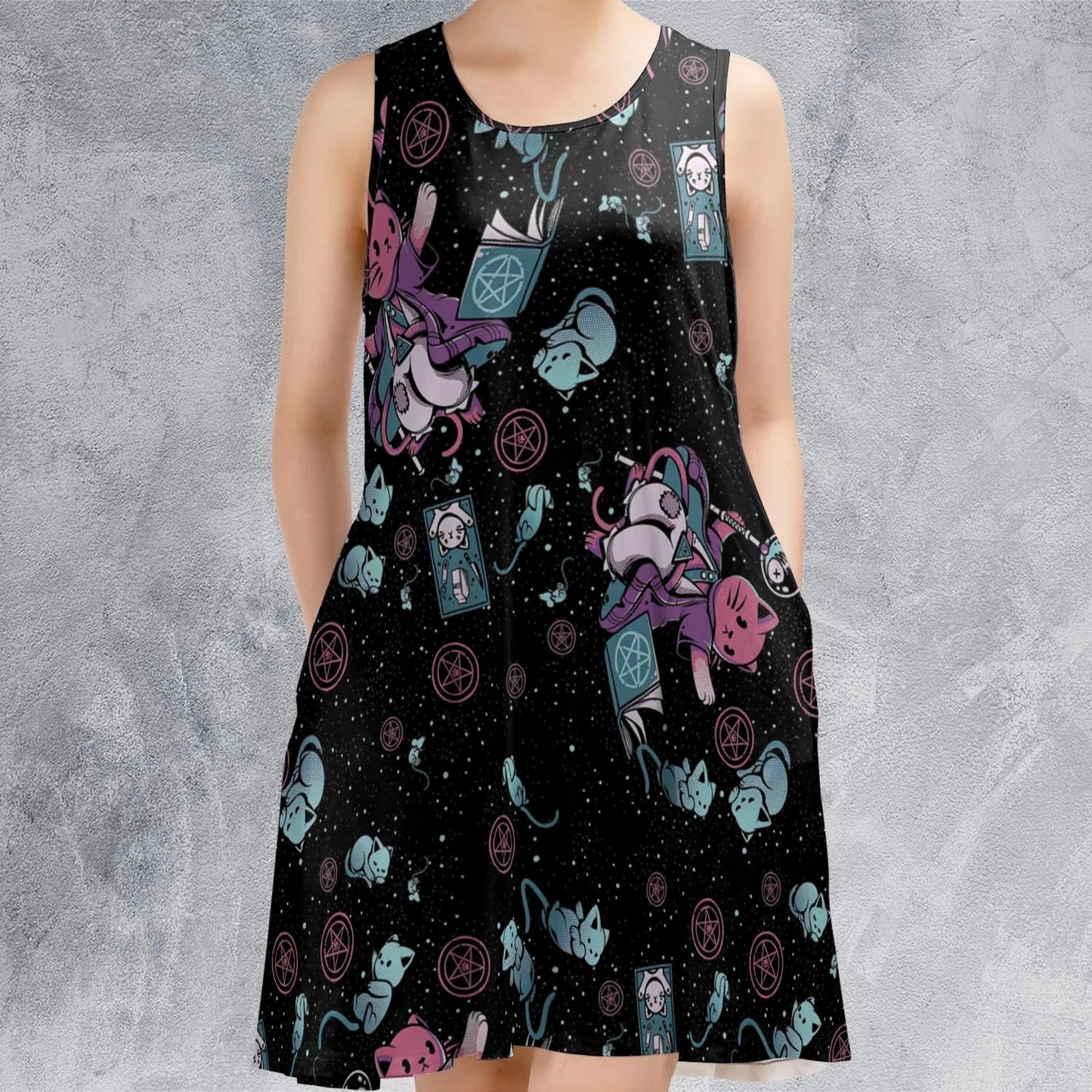 Casual Sleeveless Dress - 29ZZYHCY