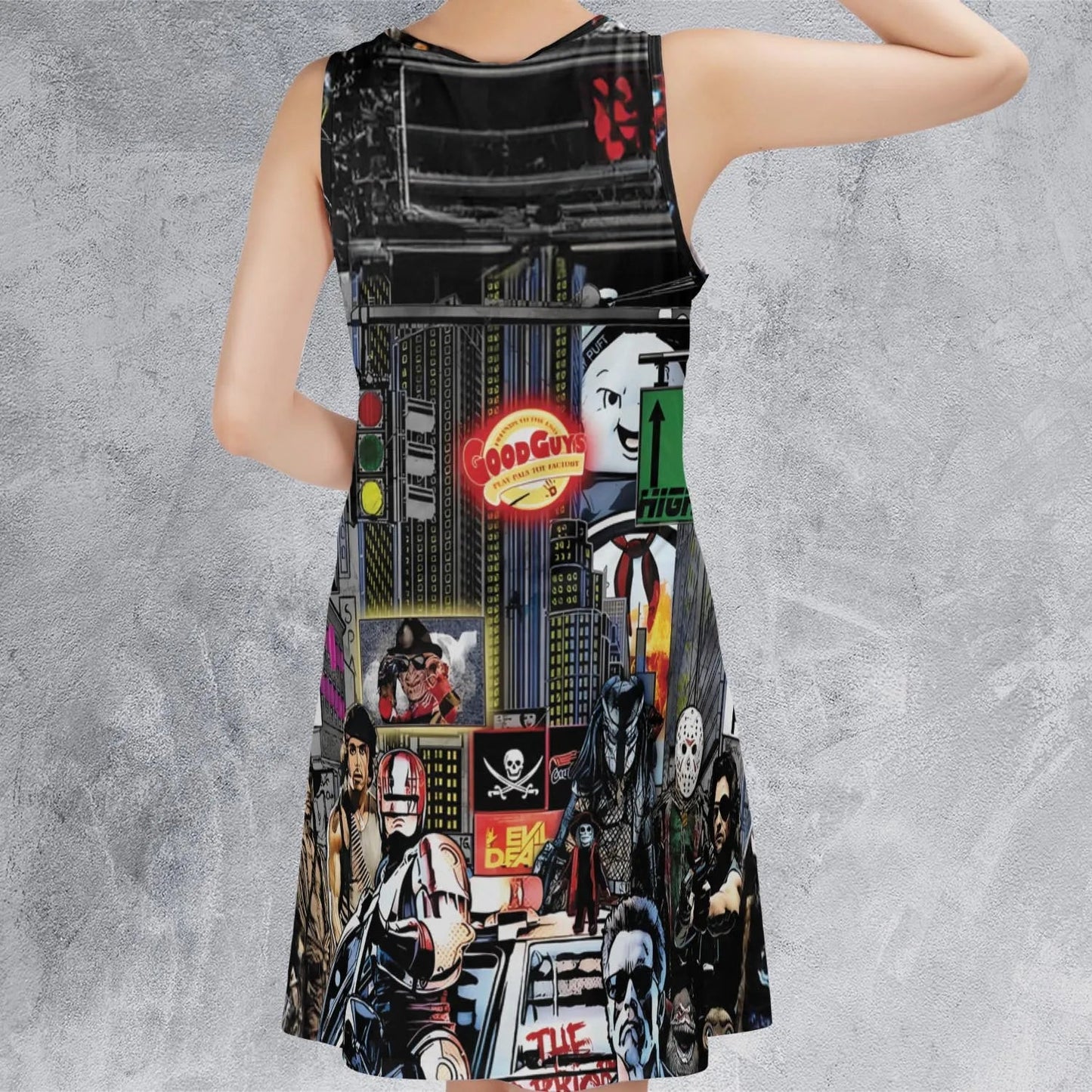 Casual Sleeveless Dress - W91QDFRB