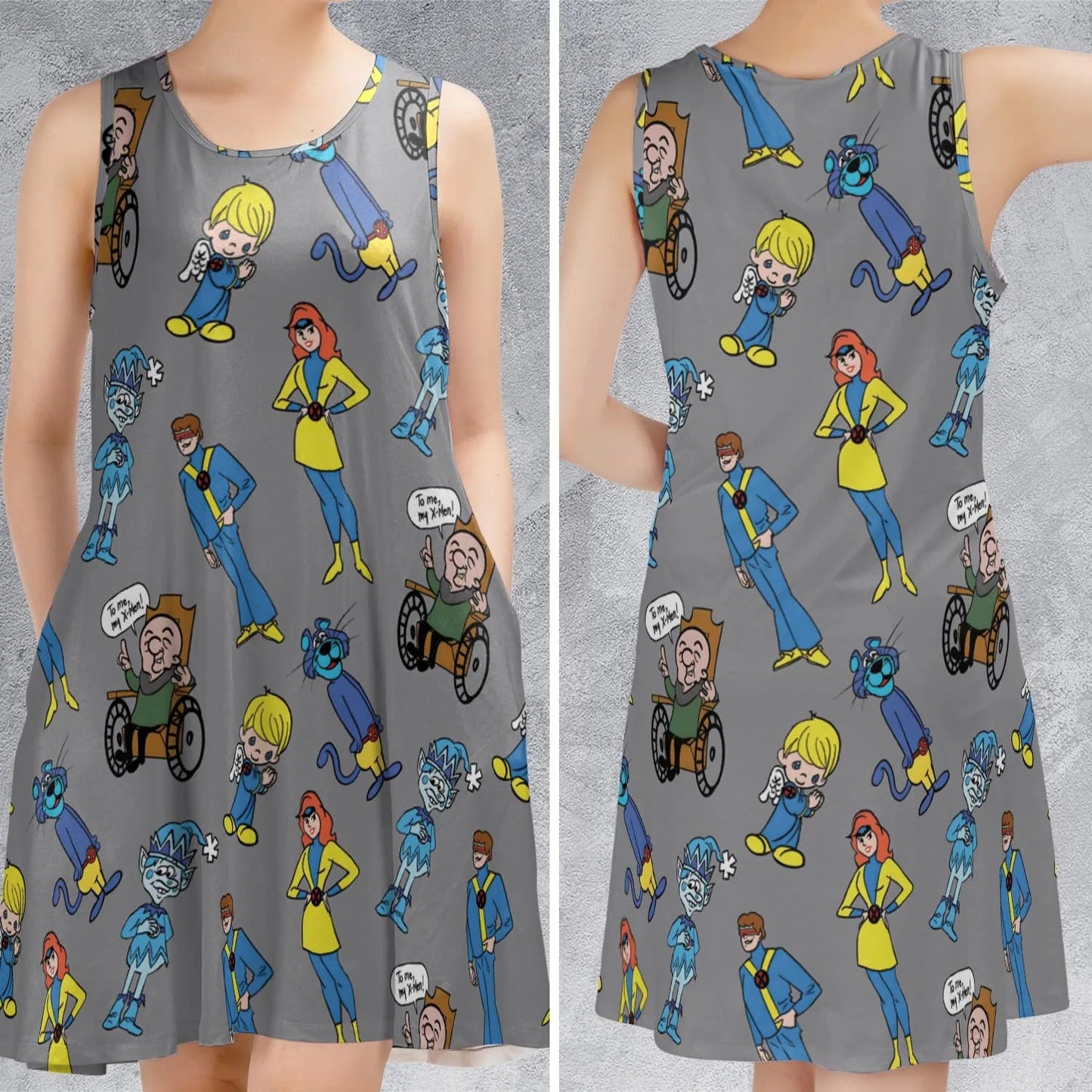 Casual Sleeveless Dress - TM17SHQP