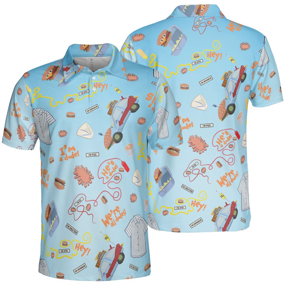 AOP Men/Women Polo Shirt - T1YPTNNC -  - 2