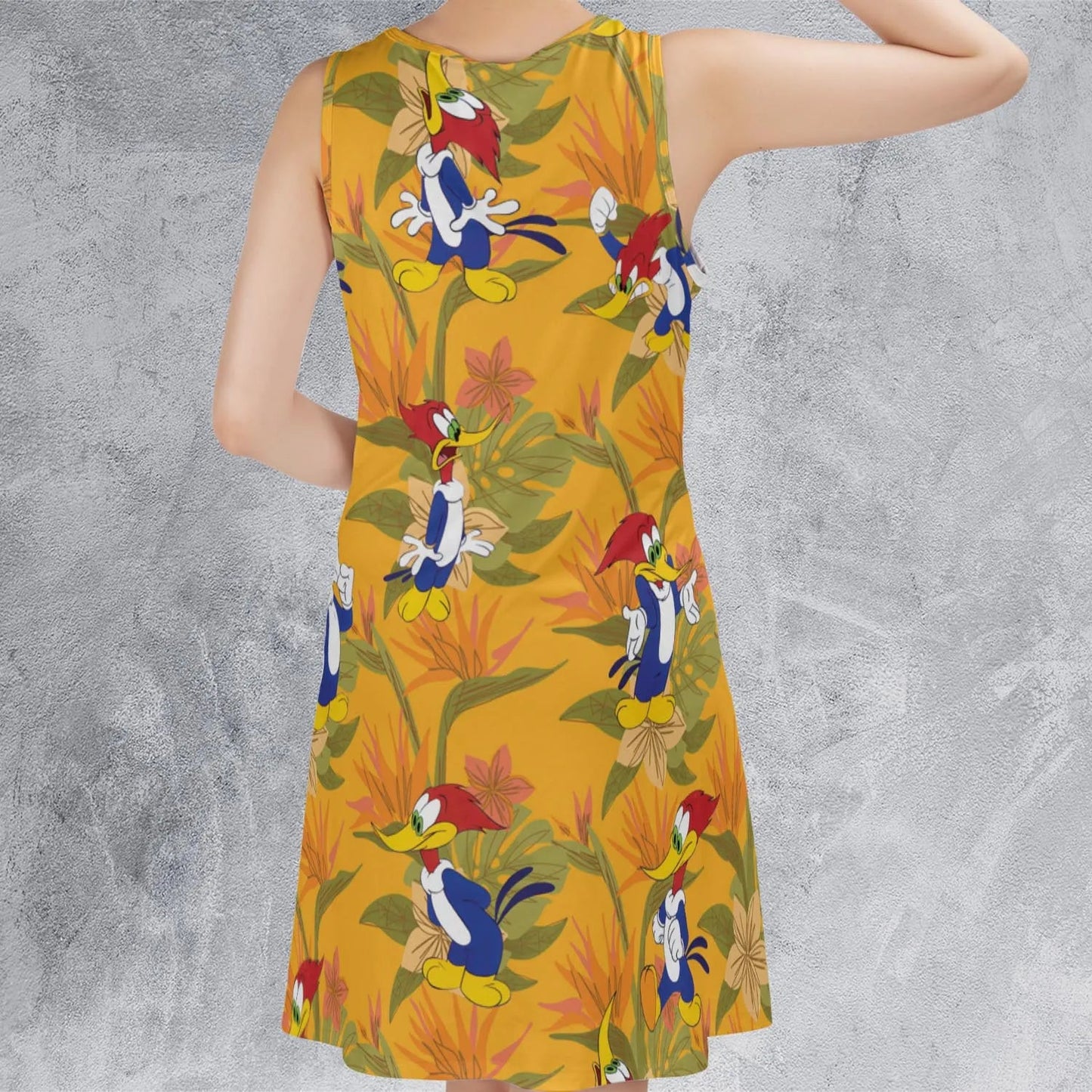 Casual Sleeveless Dress - SDHW8THS