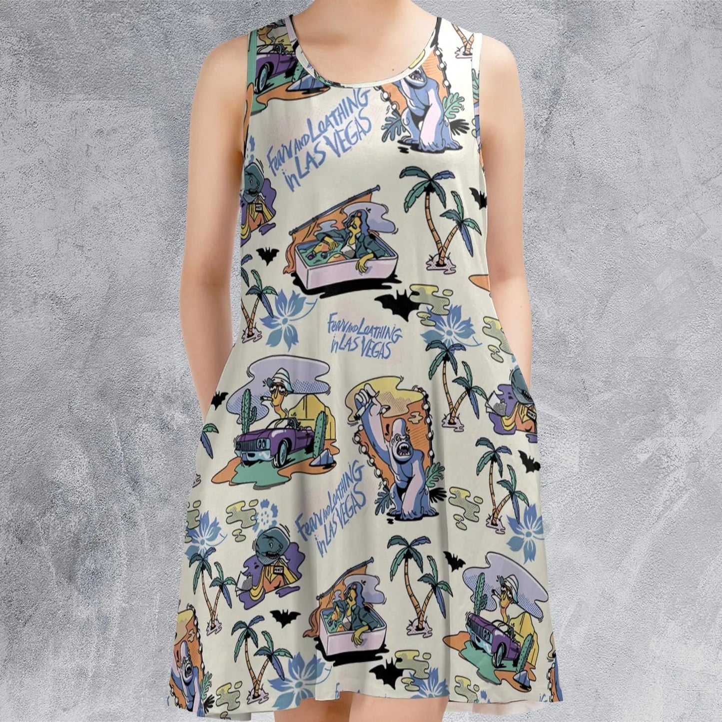 Casual Sleeveless Dress - VE3KLCZ4