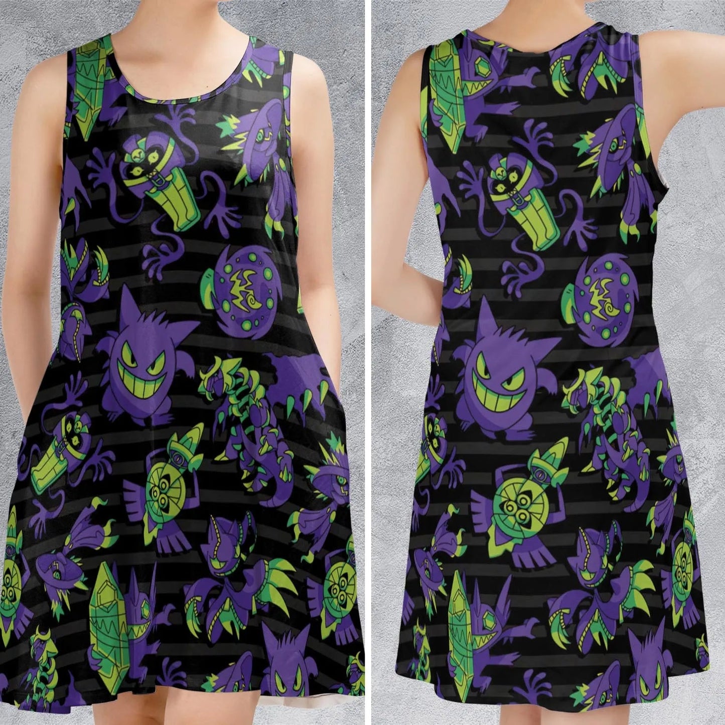 Casual Sleeveless Dress - DU3KQZ7K